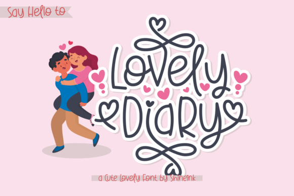 Bring Charm to Your Creations with Lovely Diary Font