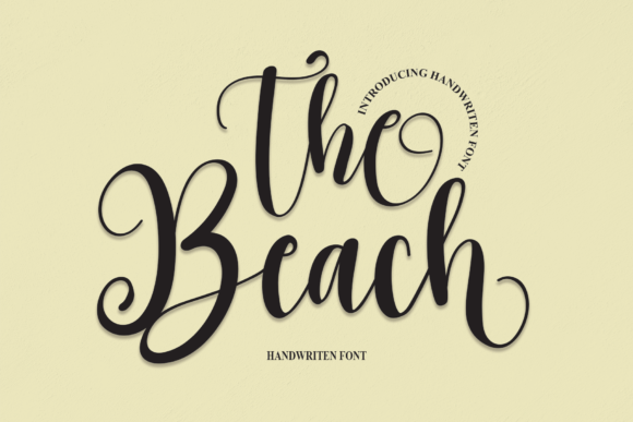 Designing with The Beach: A Handwritten Font for Digital Branding