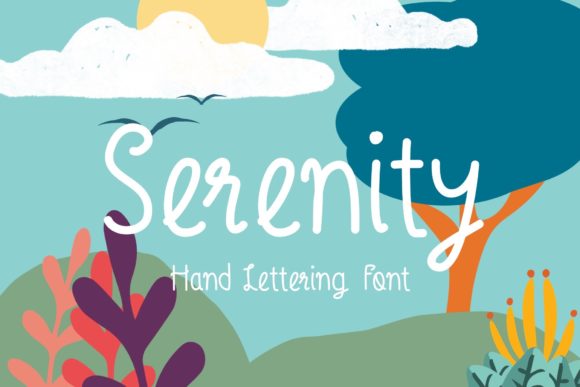 Discover the Elegance of Senerity: A Handwritten Font for Makers
