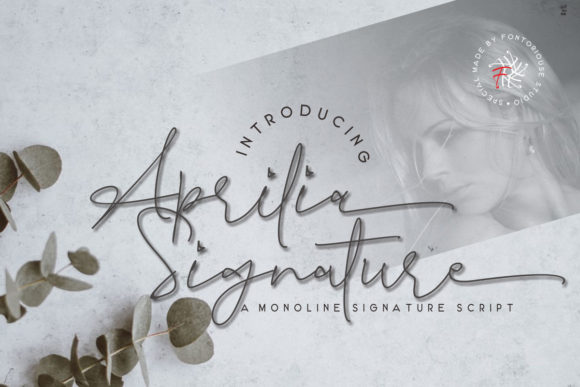Enhance Your Brand with Aprilia Signature Font