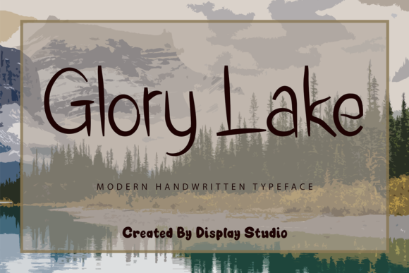 Glory Lake: A Script Font Built for Real Work