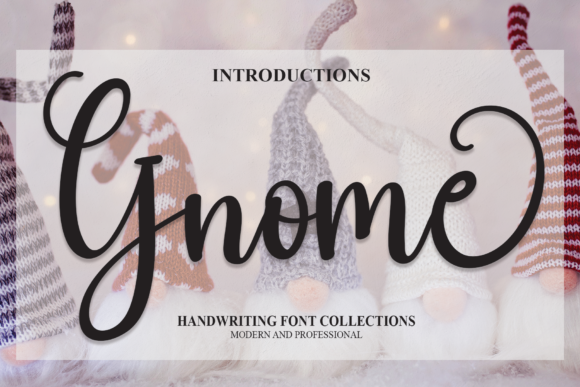 Gnome: A Modern Handwritten Font for Digital Brand Stories