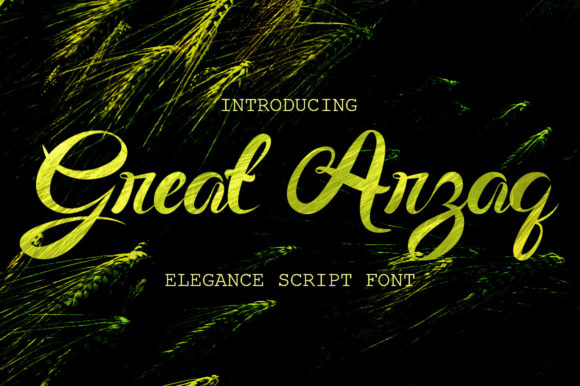 Great Arzaq: A Font for Crafting Quiet Stories