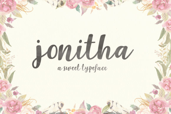 Jonitha: A Natural Handwritten Font for Editorial Personality