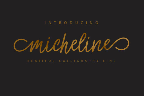 Micheline: A Script Font for Editorial Elegance