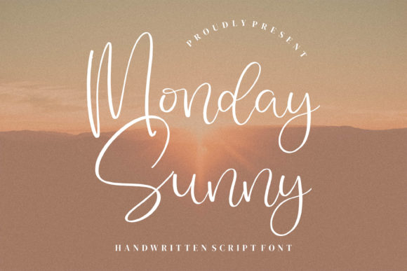 Monday Sunny: A Premium Script Font for Your Creative Projects