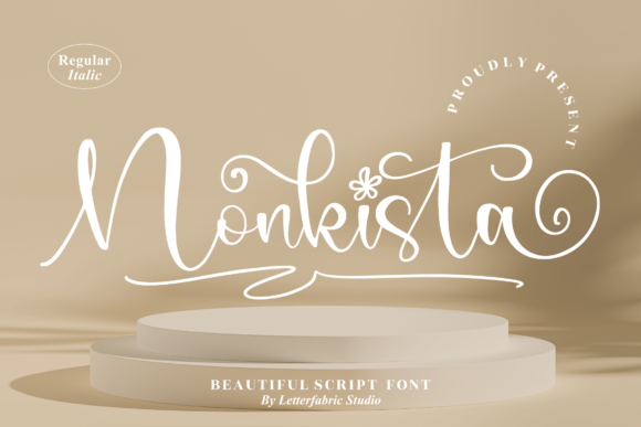 Monkista: A Script Font for Editorial Personality