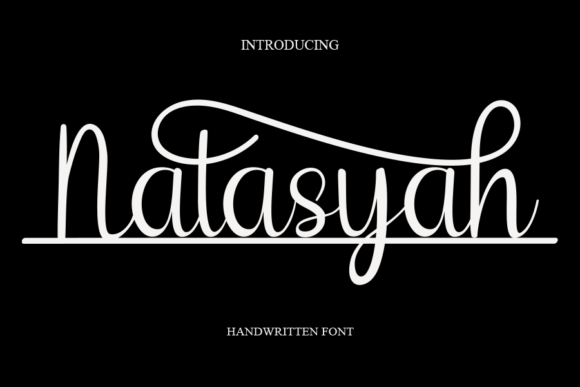 Natasyah: A Handwritten Font for Authentic Branding