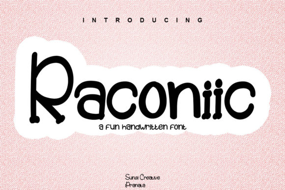 Raconiic: The Brand-Building Font My Small Business Needed