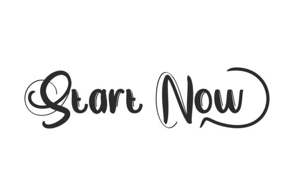 Start Now: A Handwritten Font Built for Modern Campaigns