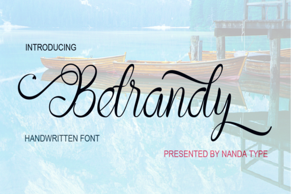 The Betrandy Font: A Versatile Handwritten Script for Crafts and Products