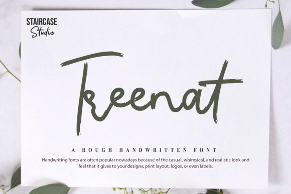 The Treenat Font: Adding Handwritten Personality to Editorial Design