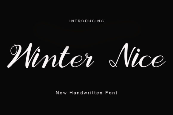 Winter Nice: How a Handwritten Font Can Elevate Your Brand Identity