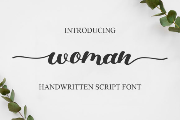 Woman: An Elegant Script Font for Refined Branding