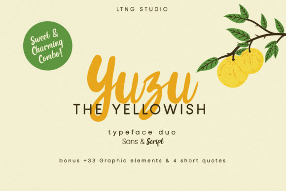 Yuzu the Yellowish Duo: A Friendly Font for Your Brand